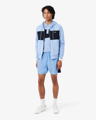 Mid Length Colorblock Swim Trunks