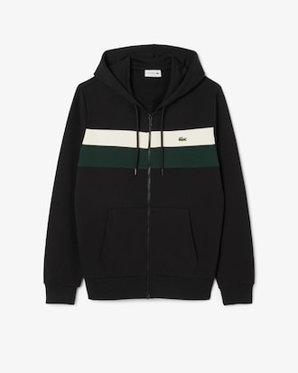 Men's Zip-Up Colorblock Hoodie