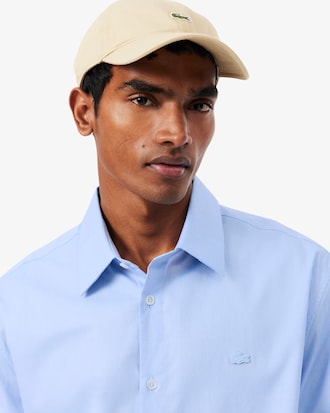 Camisa de Corte Regular de Algod&oacute;n Texturizado