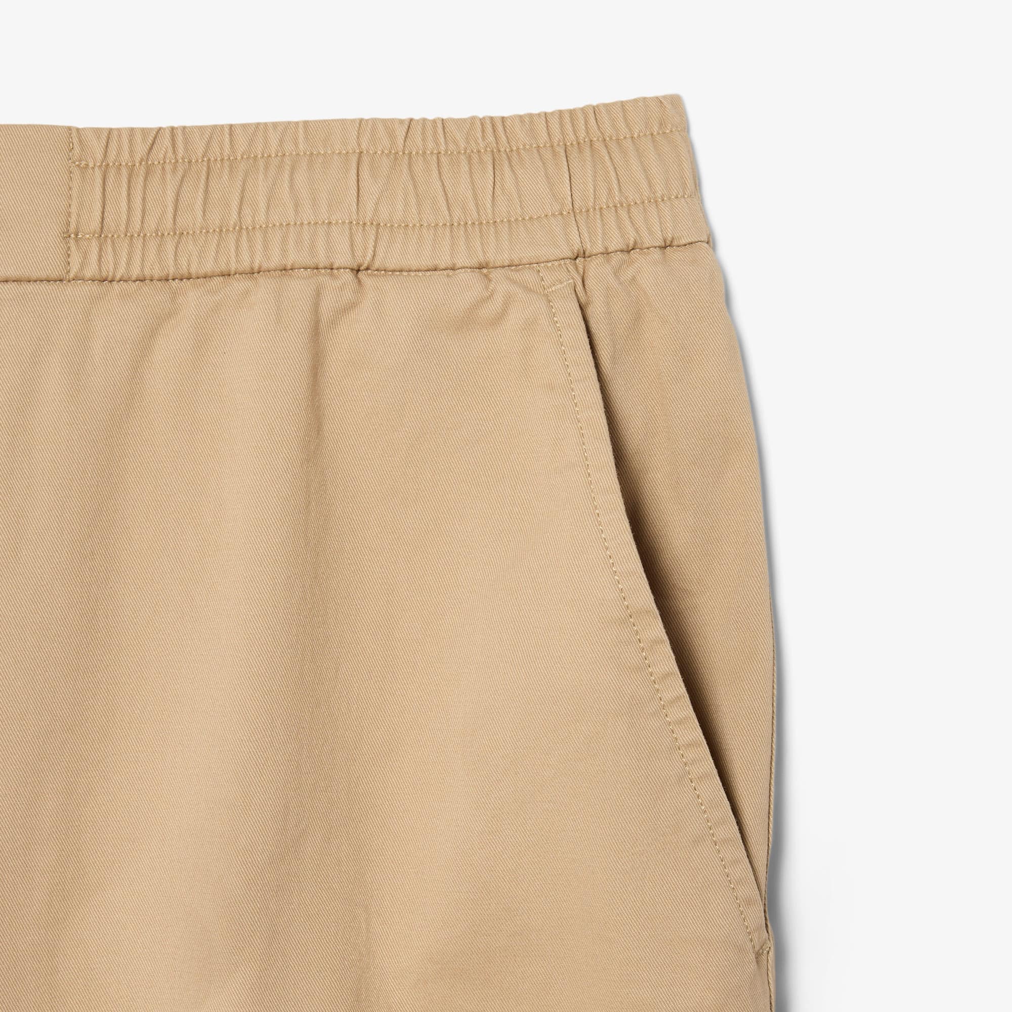 Regular Fit Stretch Cotton Shorts
