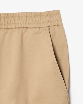 Regular Fit Stretch Cotton Shorts