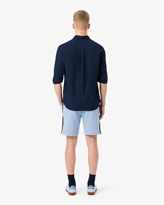 Regular Fit Colorblock Fleece Shorts