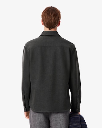 Men's Oversized Double Face Overshirt