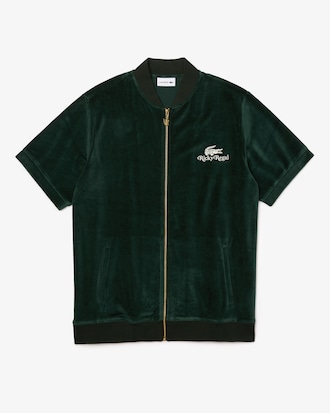 Men's Lacoste x Ricky Regal Velvet Zip Jacket