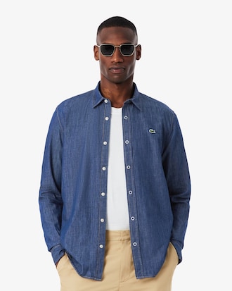 Men's Regular Fit Lightweight Denim Shirt
