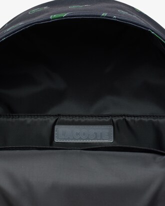 Mochila con estampado de cocodrilo