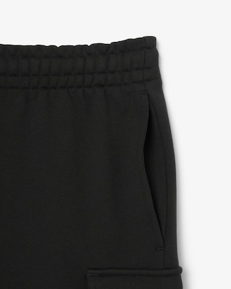 Men's Cotton Fleece Cargo Shorts