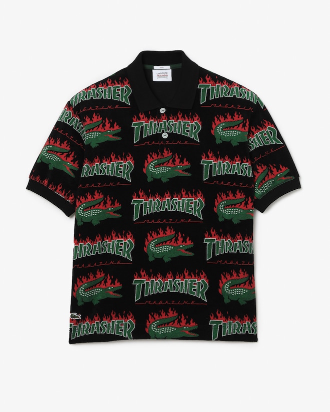 Unisex Lacoste x Thrasher Oversized Terrycloth Polo - Polo Shirts 