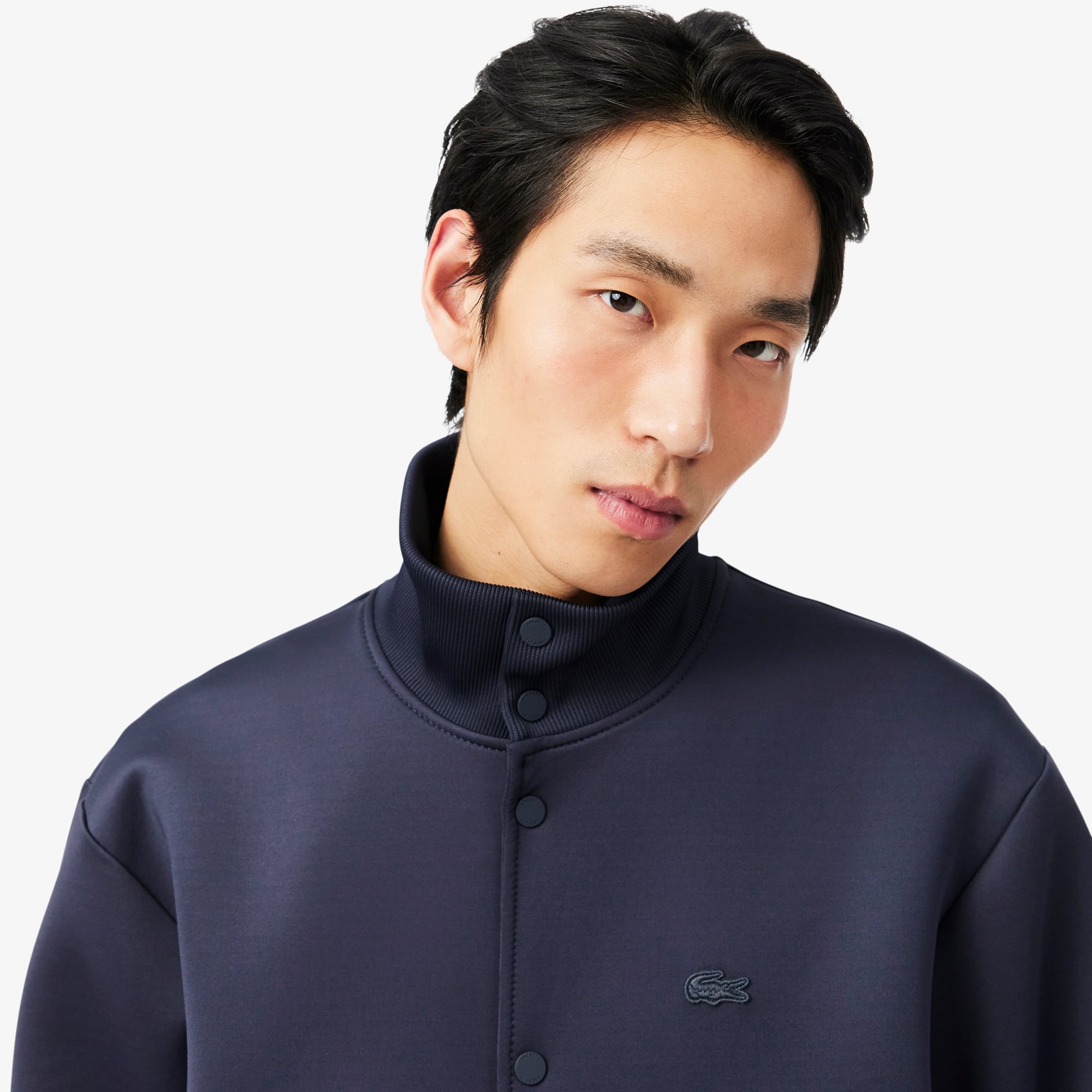 High Neck Embroidered Signature Jacket - Jackets & Coats - New In