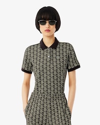 Women's Slim Fit Monogram Polo