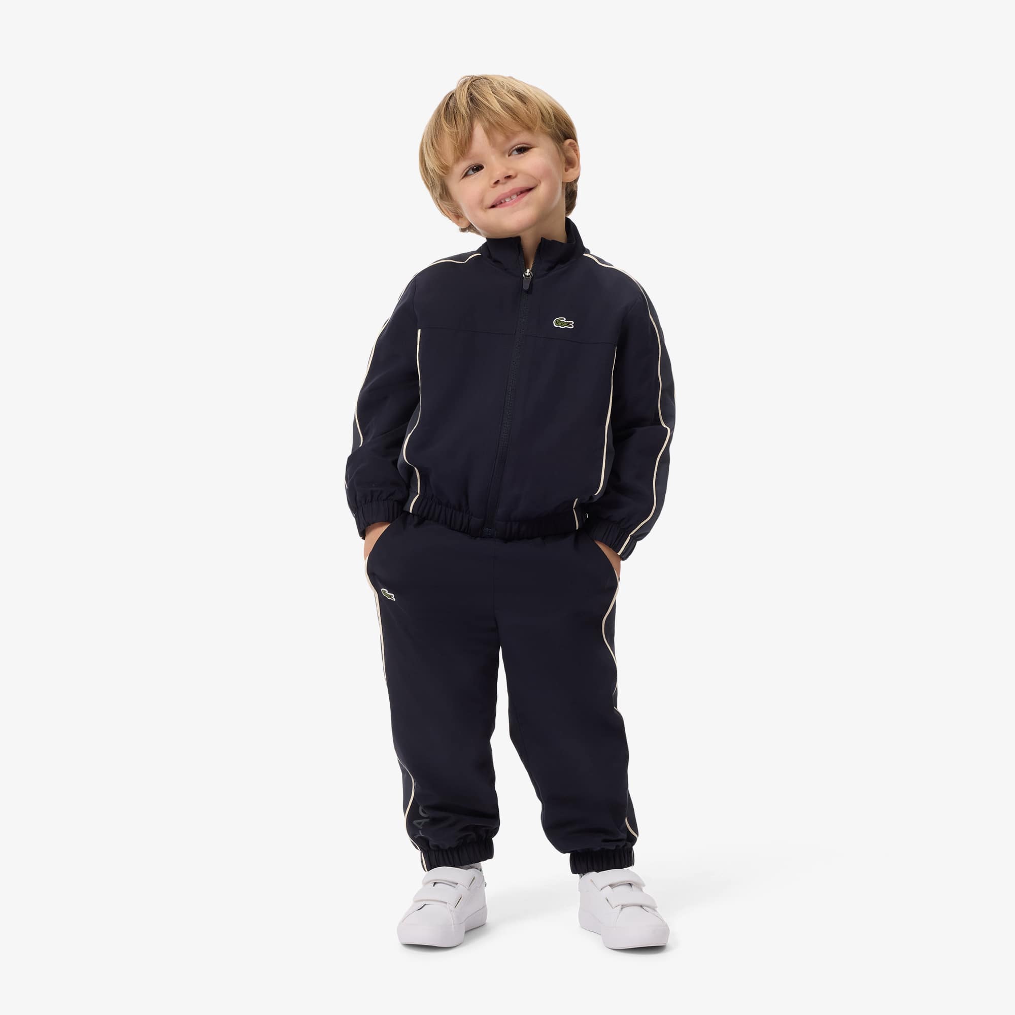 Lacoste Sport Colorblock Tracksuit - 4 Years In Black