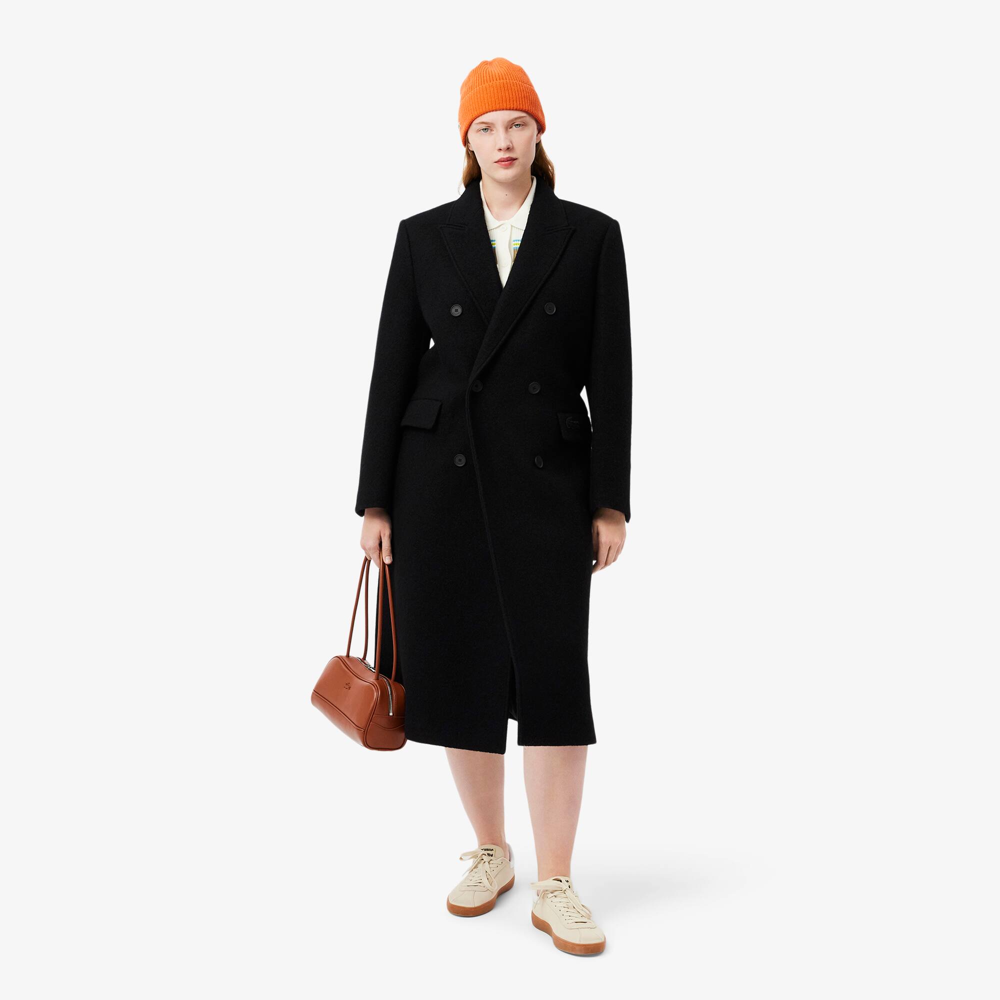 Women's Long Wool Coat - Jackets & Coats - New In 2026 | Lacoste