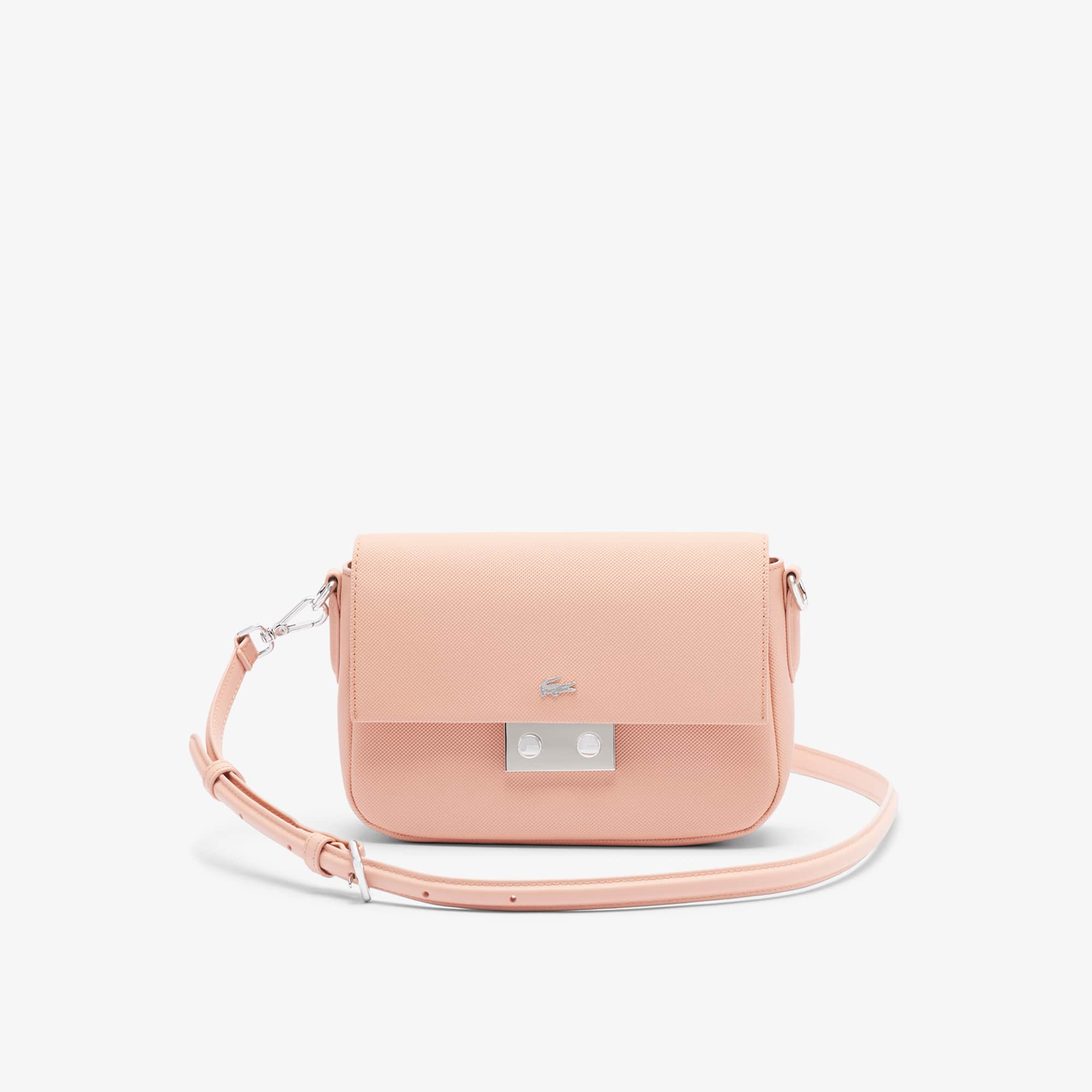Lacoste Women's Flap Close Shoulder Bag - One Size In Pink