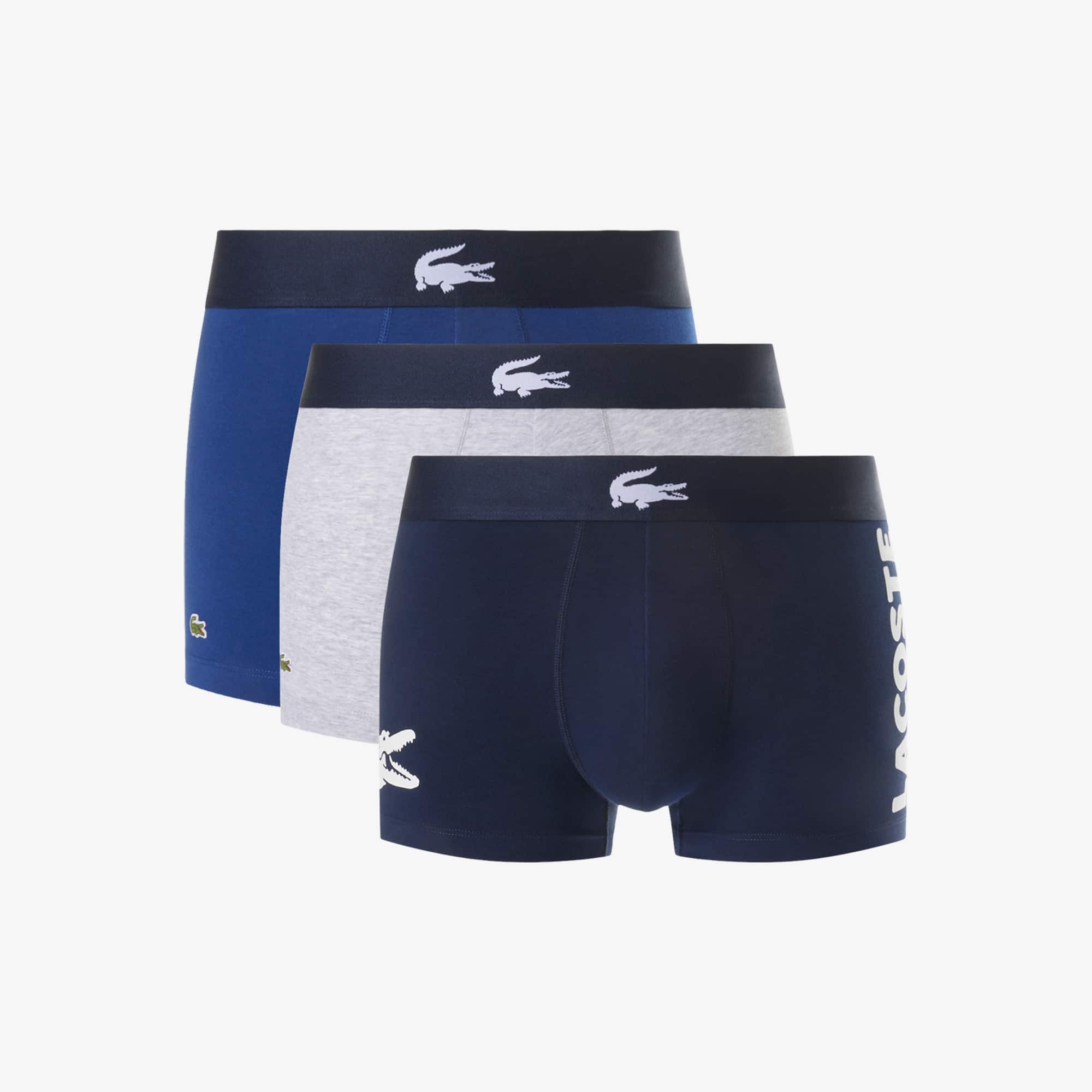 Men's 3-Pack Stretch Cotton Trunks - Underwear & Loungewear - New