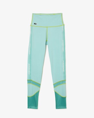 Leggings de mujer Lacoste Sport con raya con logo