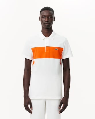 Polo Regular Fit L.12.12 con Color Block