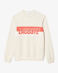 Men&rsquo;s Contrast Logo Print Fleece Sweatshirt