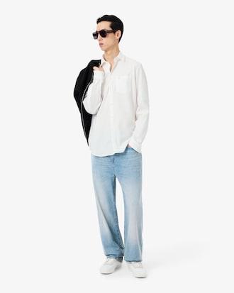 Men's 5-Pocket Straight Cut Indigo Jeans