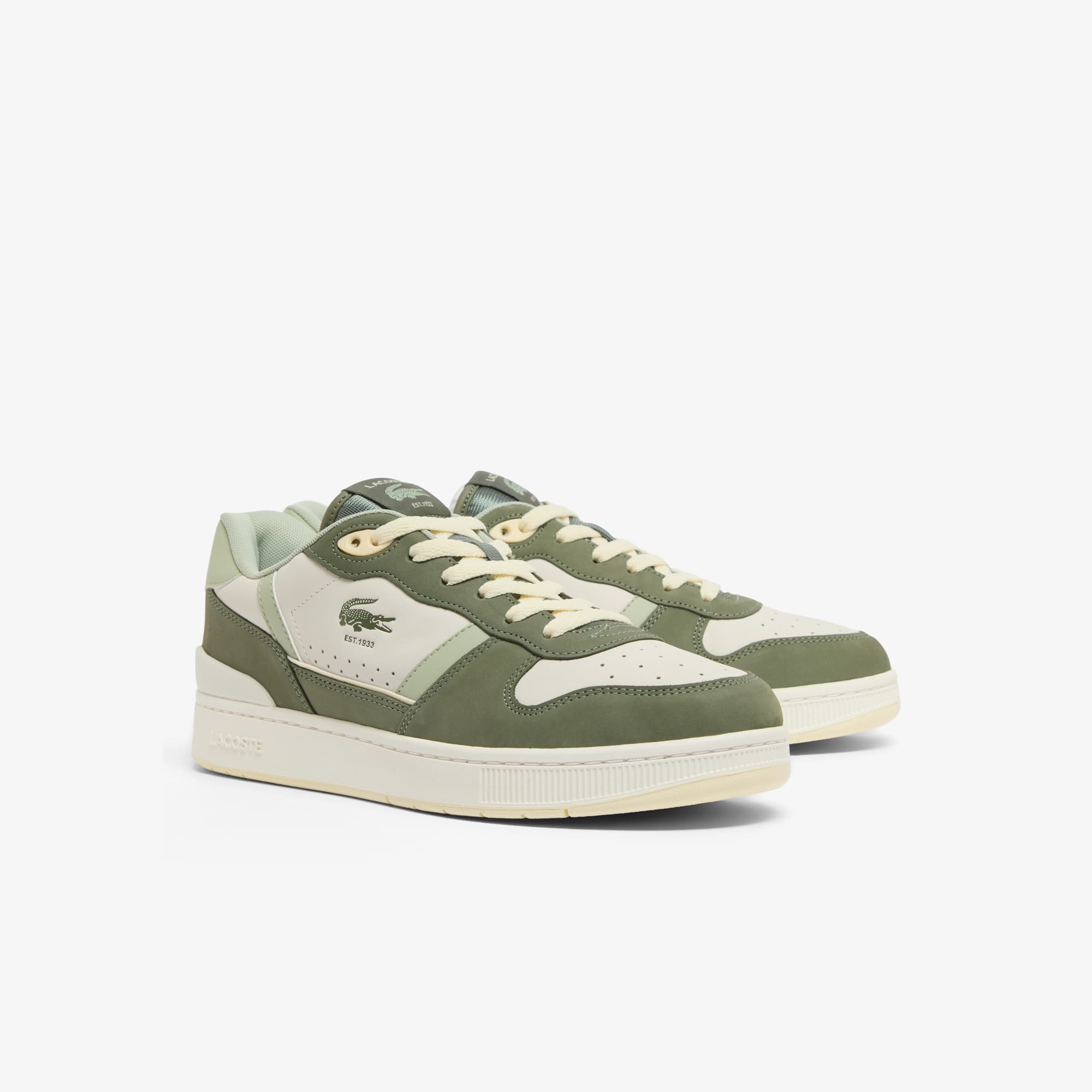 Men's T-Clip Set Leather Sneakers - Sneakers - New In 2026 | Lacoste