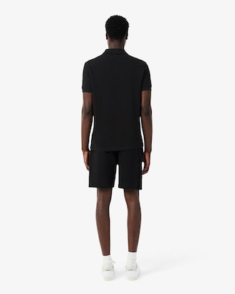 Regular Fit Logo Stripe Fleece Shorts