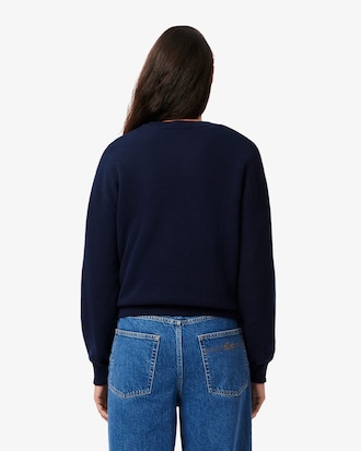 Women's Relaxed Fit Cotton Crew Neck Sweater