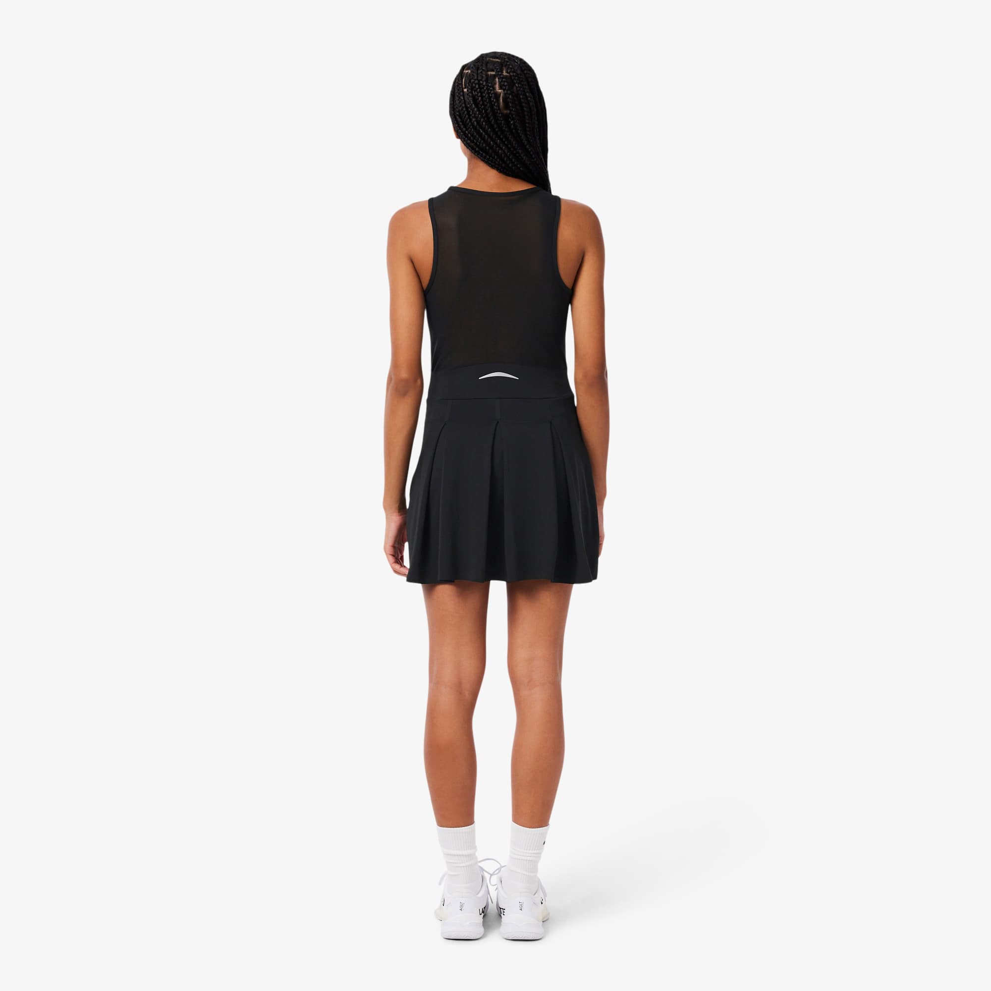 Dual Fabric Pleated Stretch Tennis Dress