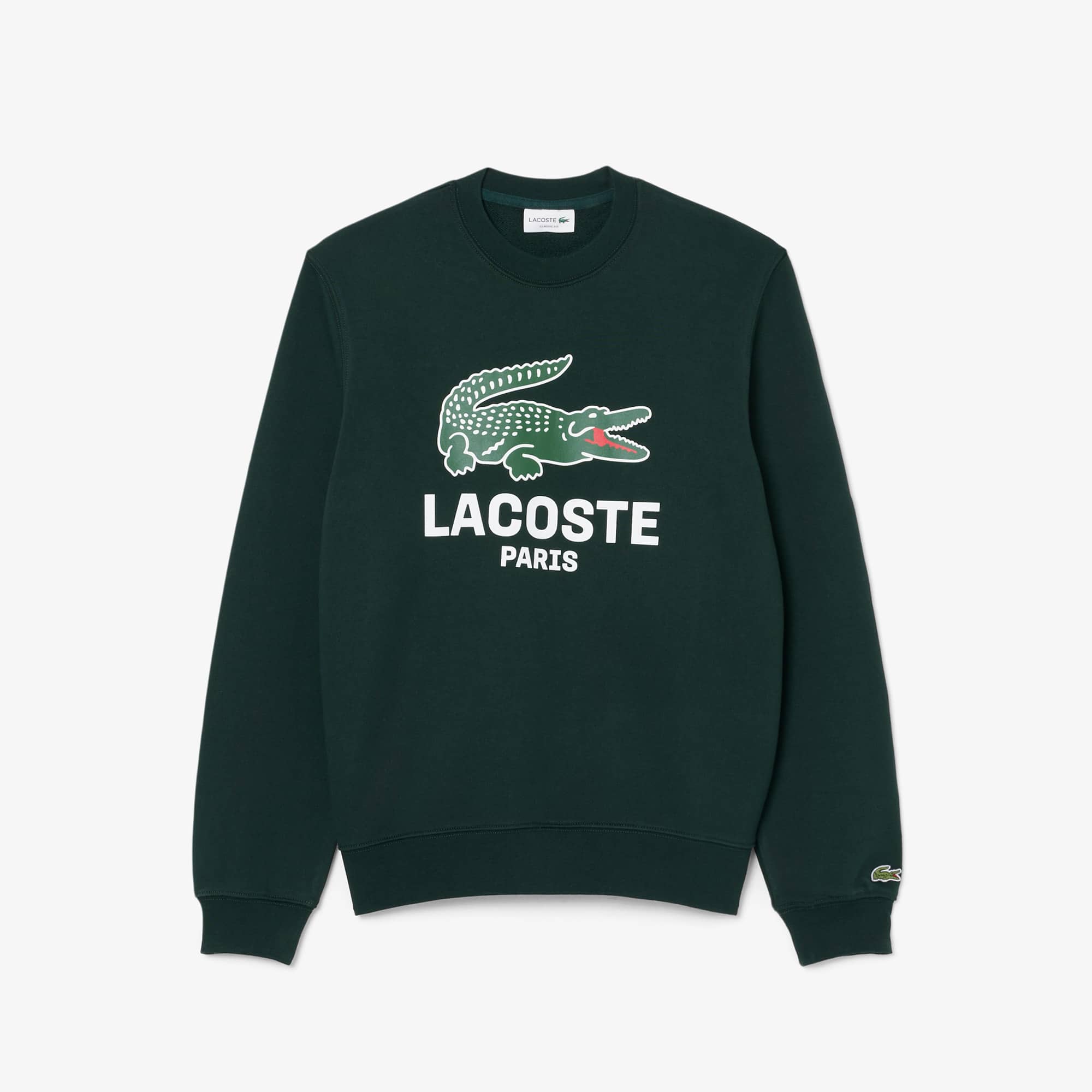 Men's Classic Fit Printed Crew Neck Sweatshirt - Sweaters