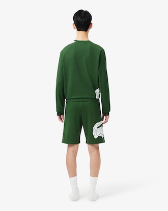 Straight Cut Fleece Loungewear Shorts