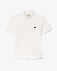 Polo Slim Fit Con Cuello Alto Y Cierre