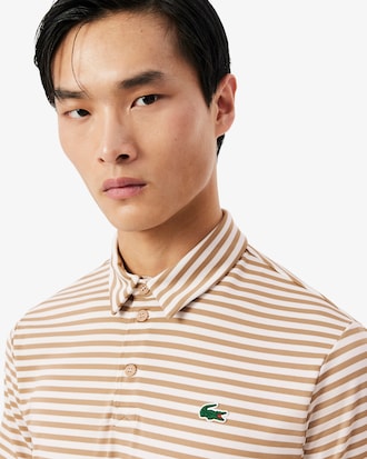 Regular Fit Ultra Dry Striped Golf Polo