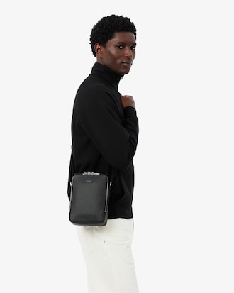 Chantaco Piqu&eacute; Leather Shoulder Bag