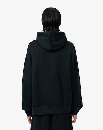 Runway Embroidered Crocodile Hoodie