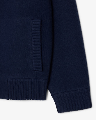 Men's Merino Wool Jersey Bomber Jacket