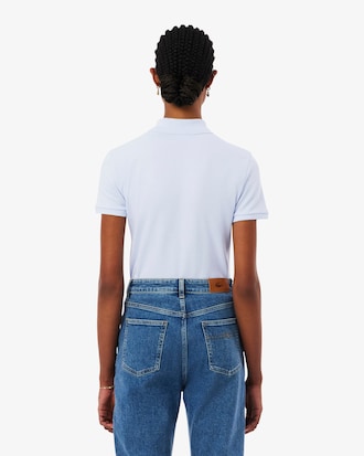 Women's L.12.D Slim Fit Stretch Mini Piqué Polo