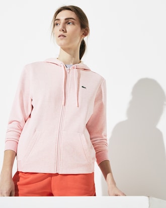 Sweatshirt zipp&eacute; &agrave; capuche Tennis SPORT en molleton