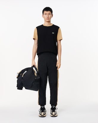 Men's Regular Fit Cotton Colorblock T-Shirt