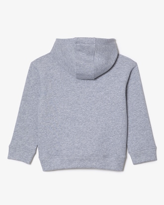 Kids’ Contrast Branding Hoodie