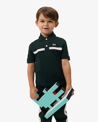 Color-Block Petit Piqu&eacute; Polo Shirt