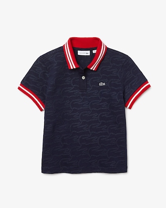 Kids' Crocodile Embroidery Piqu&eacute; Polo
