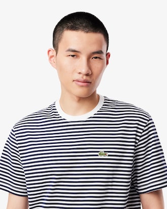 Men's Striped Heavy Cotton T-Shirt