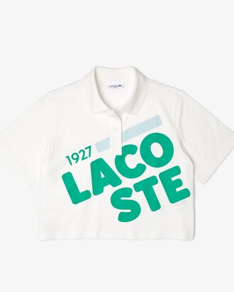 Women's Loose Fit Printed Organic Cotton Polo