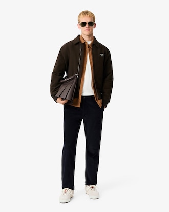 Men's Regular Fit Velour Shirt