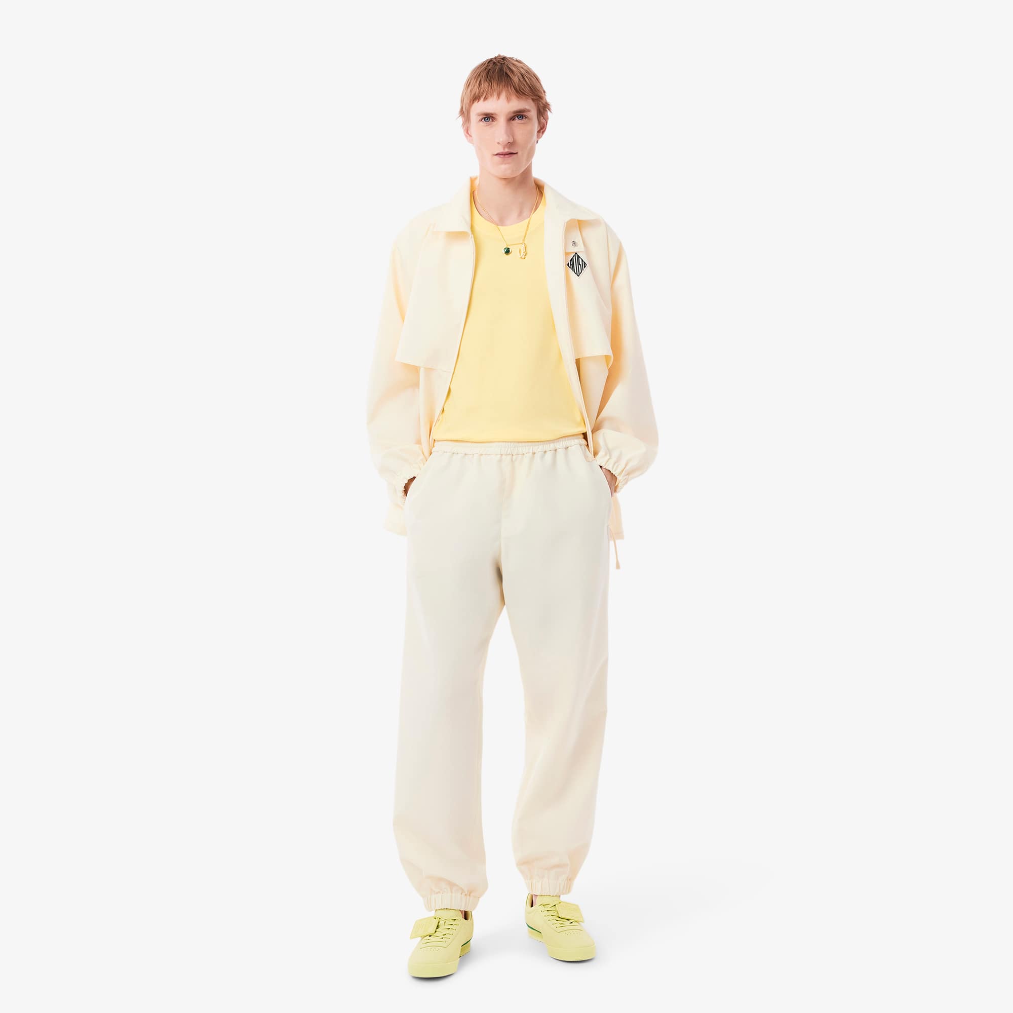 Men's Runway Oversized Twill Track Pants - Pants - New In 2026 Men's Runway Oversized Twill Track Pants - Pants - New In 2026