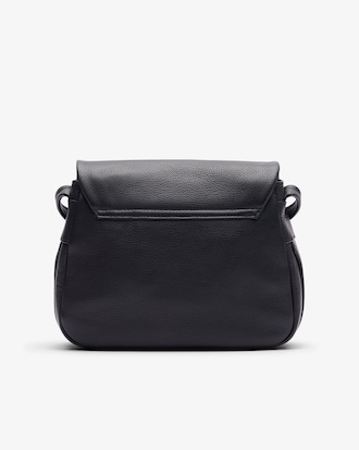 Women's City Court Grain Leather Flap Close Bag