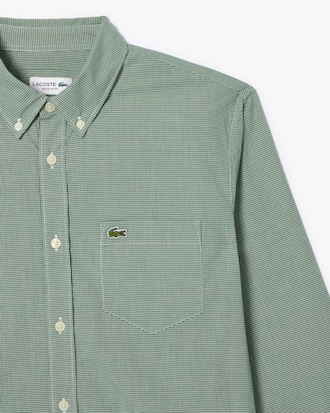 Men's Regular Fit Gingham Poplin Shirt