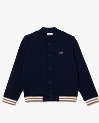 Kids' Contrast Sleeve Fleece Bomber Jacket