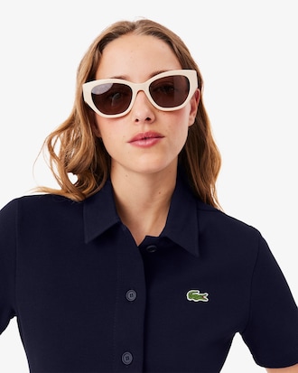 Women's Heavy Piqué Buttoned Polo Dress
