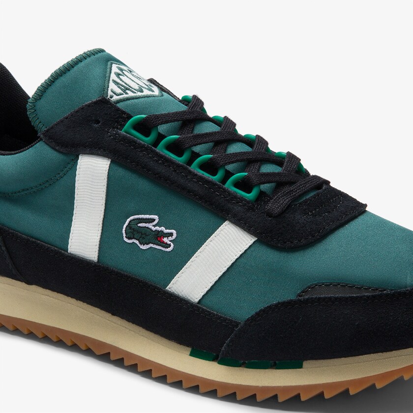 Men’s Partner Retro SuedePaneled Sneakers LACOSTE