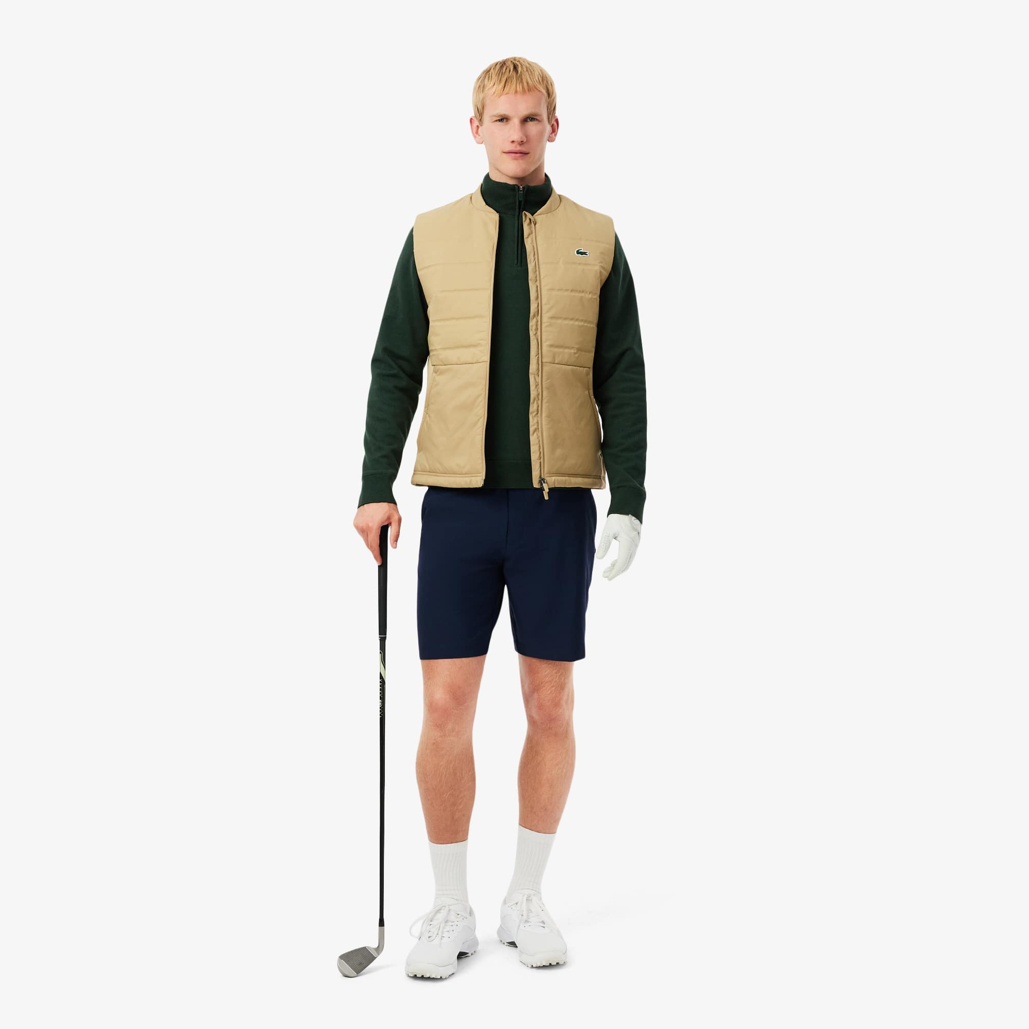 Men's Golf Quarter-Zip Windbreaker Sweater - Sweaters