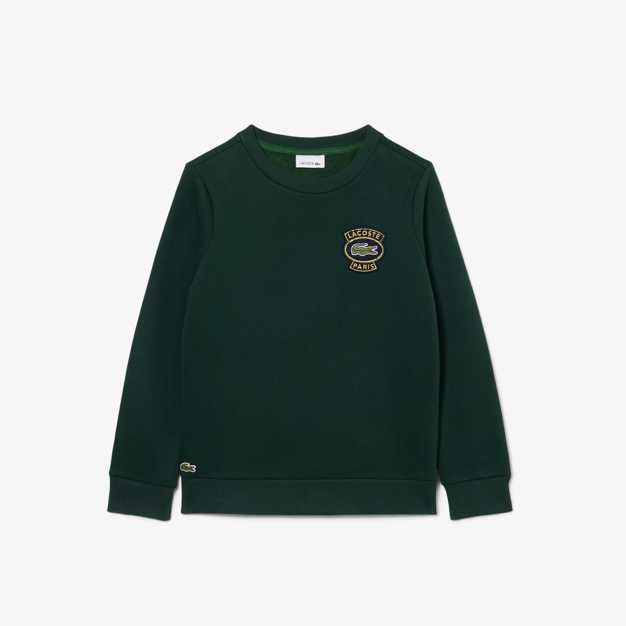 Lacoste Boys' Fleece Badge Sweatshirt